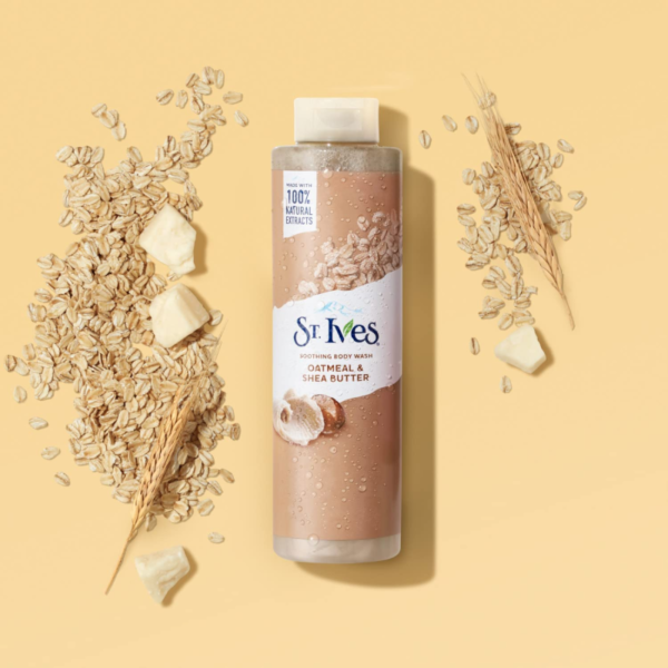 St. Ives Soothing Body Wash Cleanser Oatmeal & Shea Butter 650ml - Image 3