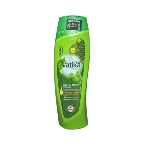 Vatika Hair Fall Control Shampoo with Cactus & Gergir (400ml)
