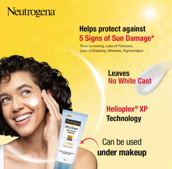 Neutrogena Ultra Sheer Dry-Touch Sunblock SPF50+ - Image 2
